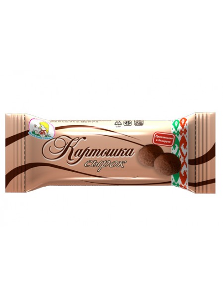Сырок глазир. Картошка классич.18% 50г*100 Минский МЗ №1 Сырок глазир. Картошка классич.18% 50г*100 Минский МЗ №1